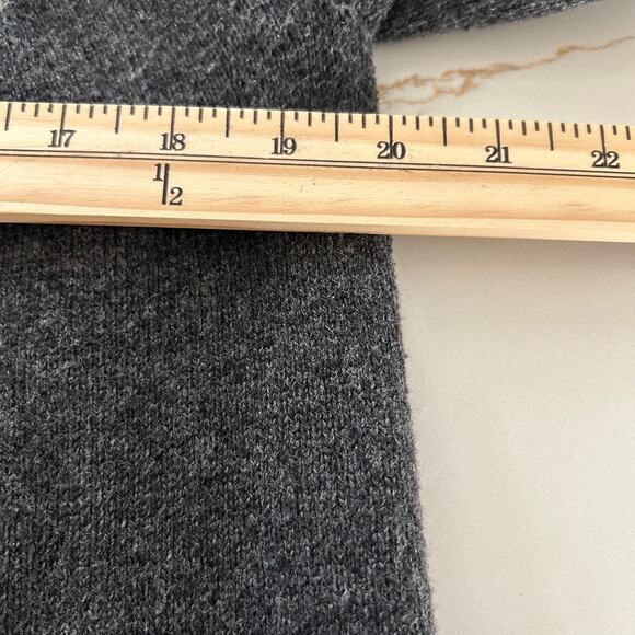 J. Jill Sweater Dress Knit Fair Isle Midi Grey SZPM Winter Comfortcore Comfy - Picture 7 of 8